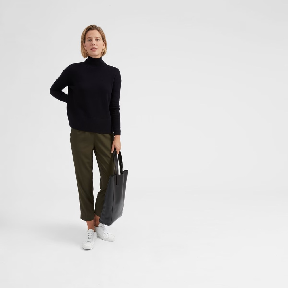 Everlane Italian GoWeave Easy Pant - Green 💚